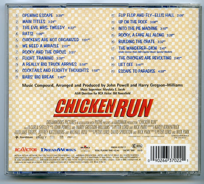 CHICKEN RUN Original CD Soundtrack (back) 