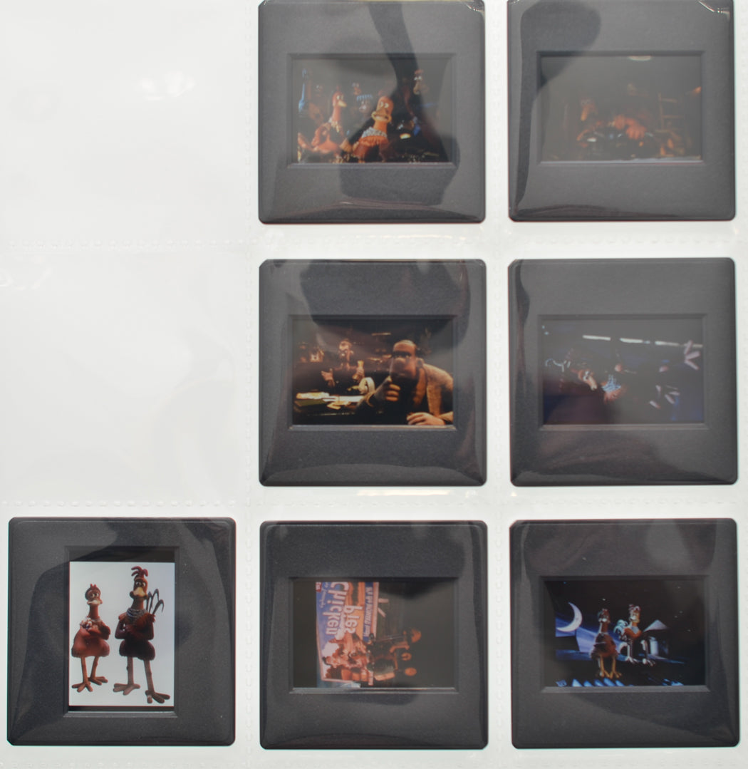 Chicken Run (Back of Slides) Original 35mm Slides - Cinema Press Slides