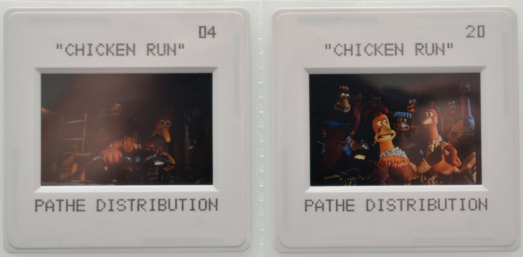 Chicken Run (Slides 1 and 2) Original 35mm Slides - Cinema Press Slides