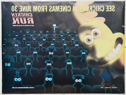 Chicken Run (Back) Cinema Quad Movie Poster 