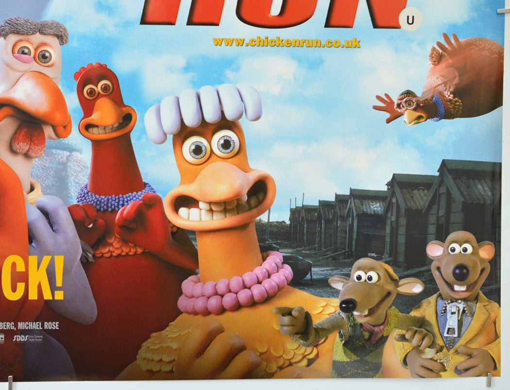 Chicken Run (Bottom Right) Cinema Quad Movie Poster 