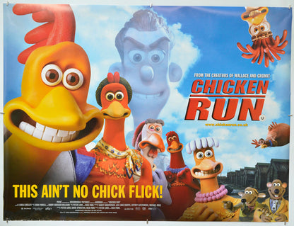 Chicken Run - Original Quad Poster - Film Poster - Movie Poster