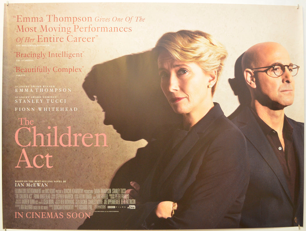 The Children Act Original Quad Poster - Film Poster - Movie Poster