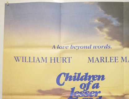 CHILDREN OF A LESSER GOD (Top Left) Cinema Quad Movie Poster 