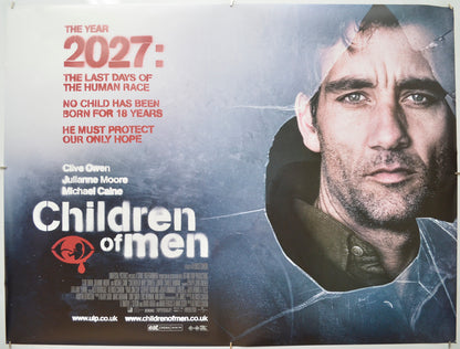 Children Of Men Original Quad Poster - Film Poster - Movie Poster