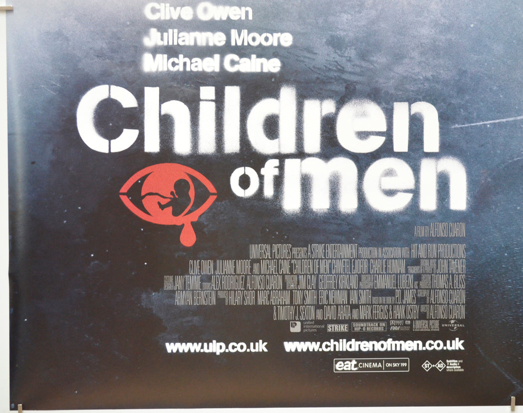 CHILDREN OF MEN (Bottom Left) Cinema Quad Movie Poster 