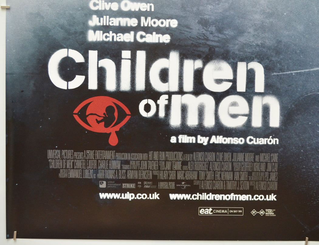 CHILDREN OF MEN (Bottom Left) Cinema Quad Movie Poster 