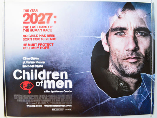 Children Of Men  Original British Quad Poster - Film Poster - Movie Poster