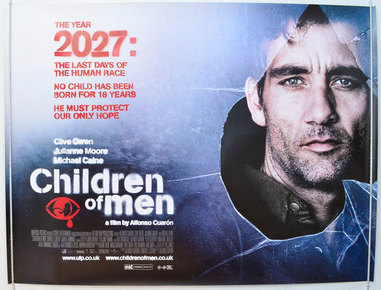 Children Of Men  Original British Quad Poster - Film Poster - Movie Poster