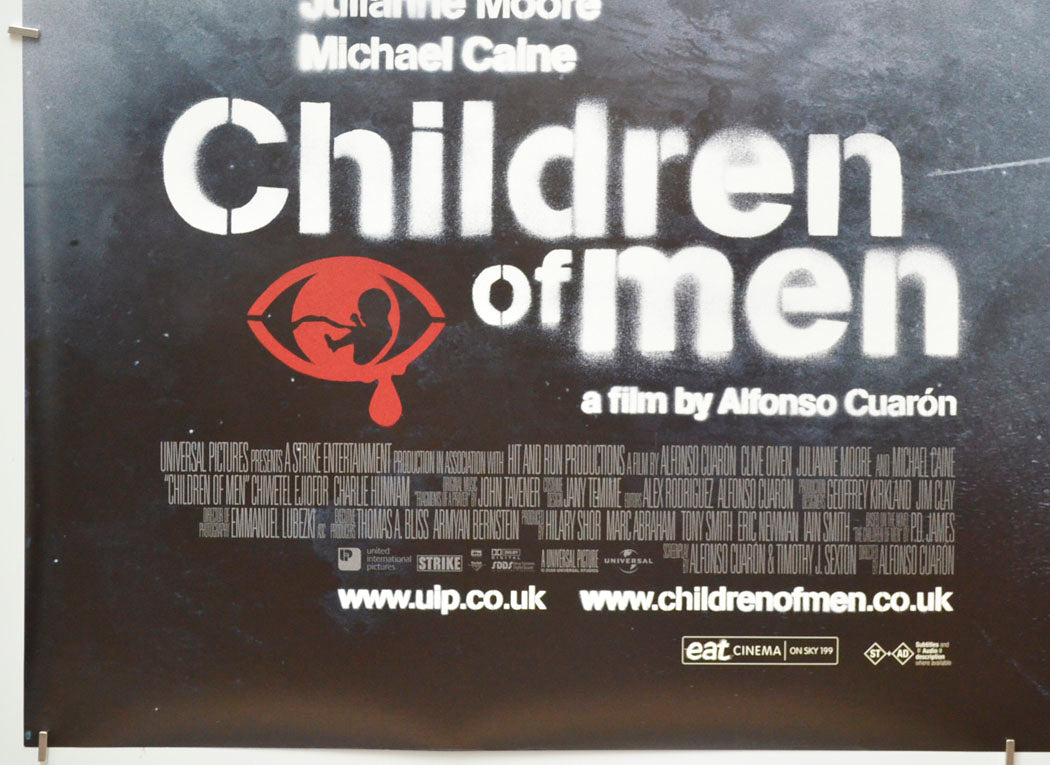 CHILDREN OF MEN (Bottom Left) Cinema Quad Movie Poster 