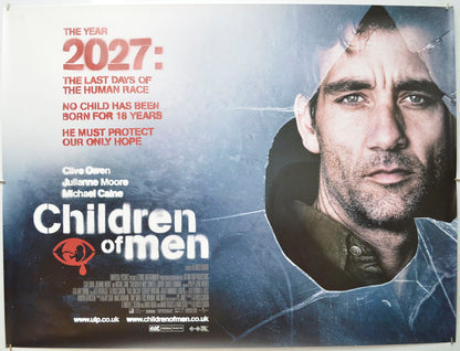 Children Of Men Original Quad Poster - Film Poster - Movie Poster