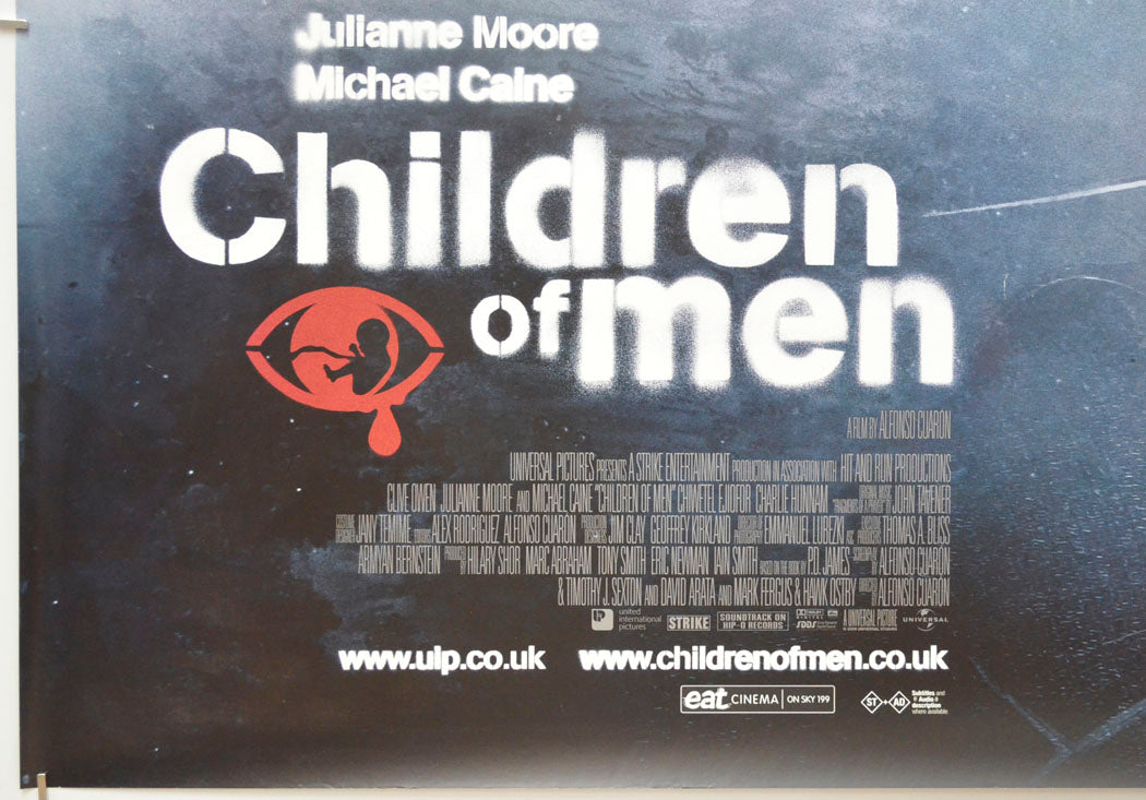 CHILDREN OF MEN (Bottom Left) Cinema Quad Movie Poster 