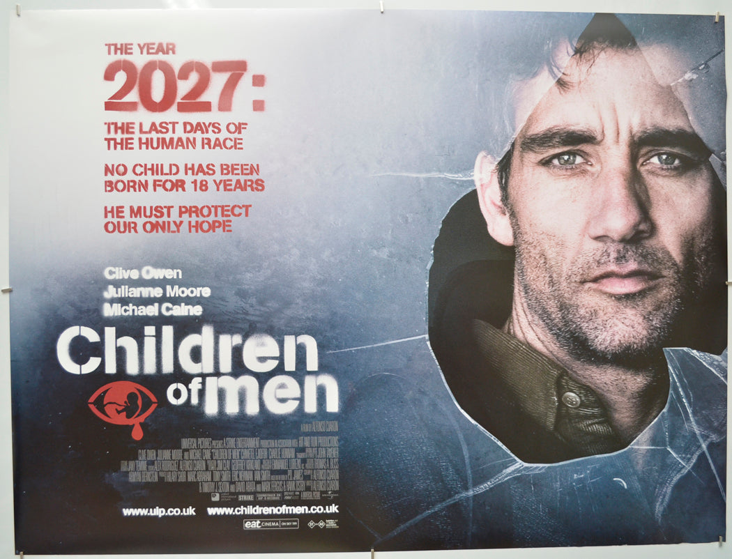 Children Of Men - Original Quad Poster - Film Poster - Movie Poster