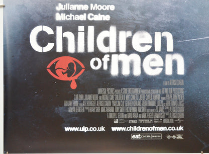 CHILDREN OF MEN (Bottom Left) Cinema Quad Movie Poster 