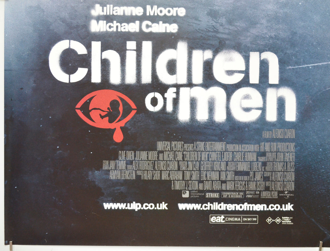 CHILDREN OF MEN (Bottom Left) Cinema Quad Movie Poster 