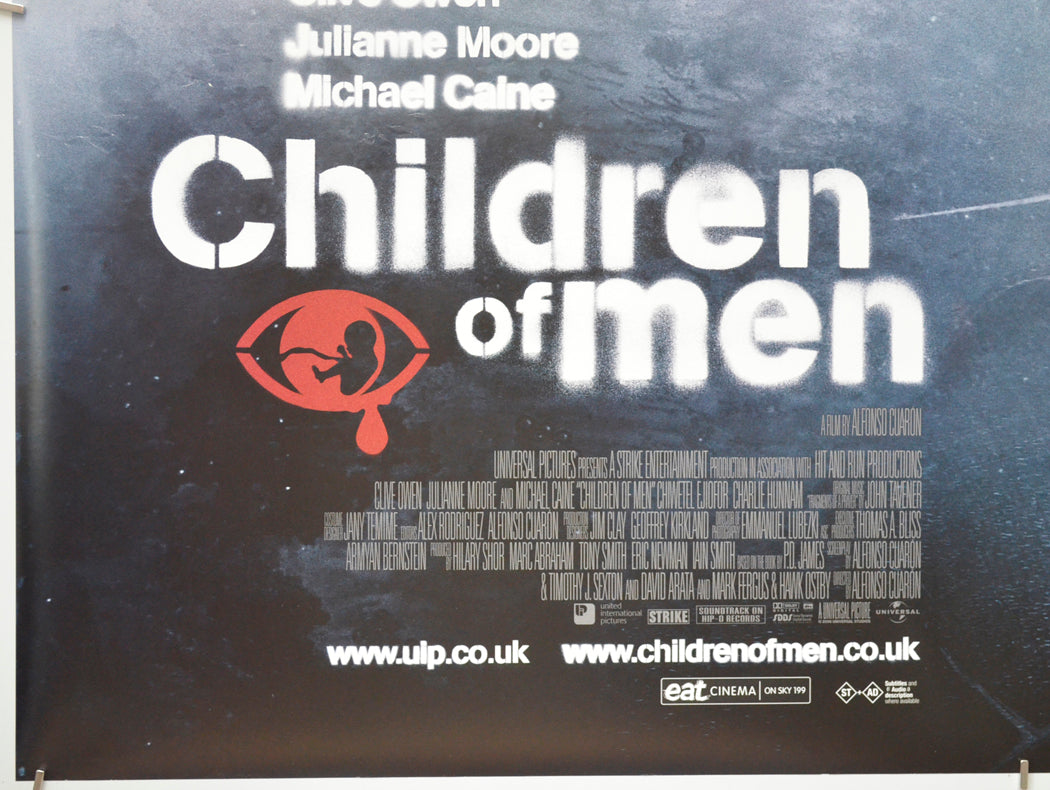 CHILDREN OF MEN (Bottom Left) Cinema Quad Movie Poster 