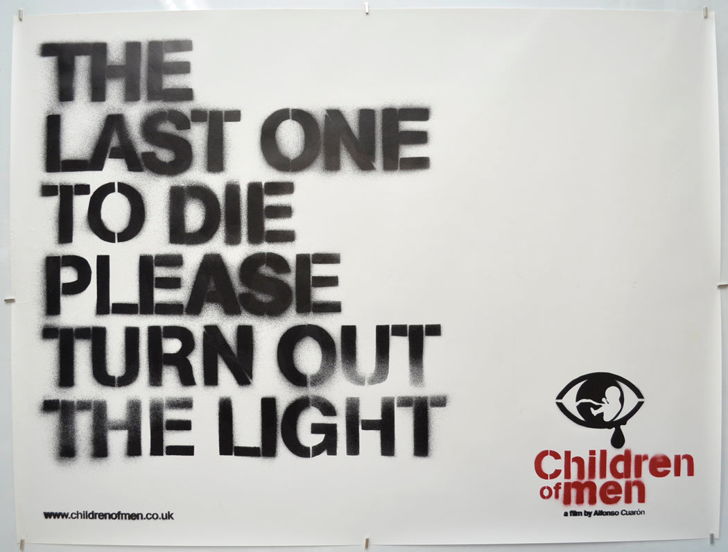 Children Of Men (Teaser / Advance Version 2)  Original Quad Poster - Film Poster - Movie Poster