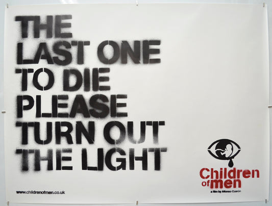 Children Of Men (Teaser / Advance Version 2)  Original Quad Poster - Film Poster - Movie Poster