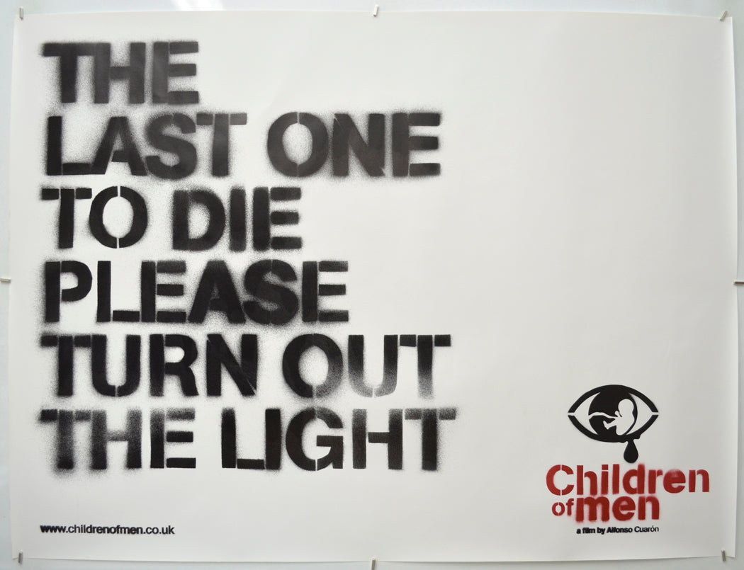 Children Of Men  (Teaser / Advance Version 2)   Original Quad Poster - Film Poster - Movie Poster