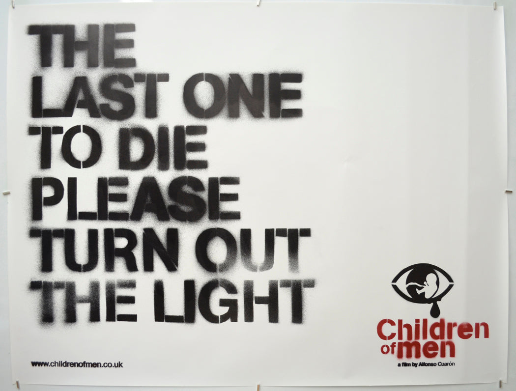 Children Of Men  (Teaser / Advance Version)   Original Quad Poster - Film Poster - Movie Poster