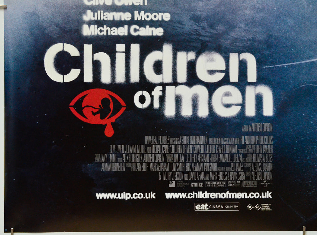 Children Of Men (Bottom Left) Cinema Quad Movie Poster 