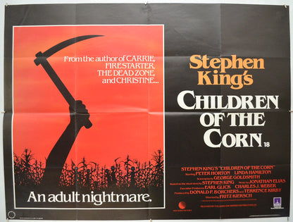 Stephen King’s : Children Of The Corn Original Quad Poster - Film Poster - Movie Poster