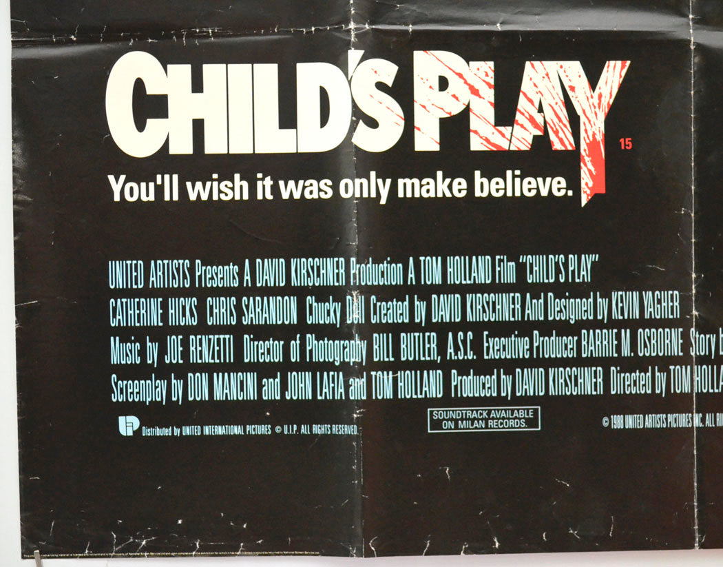 CHILD’S PLAY (Bottom Left) Cinema Quad Movie Poster 