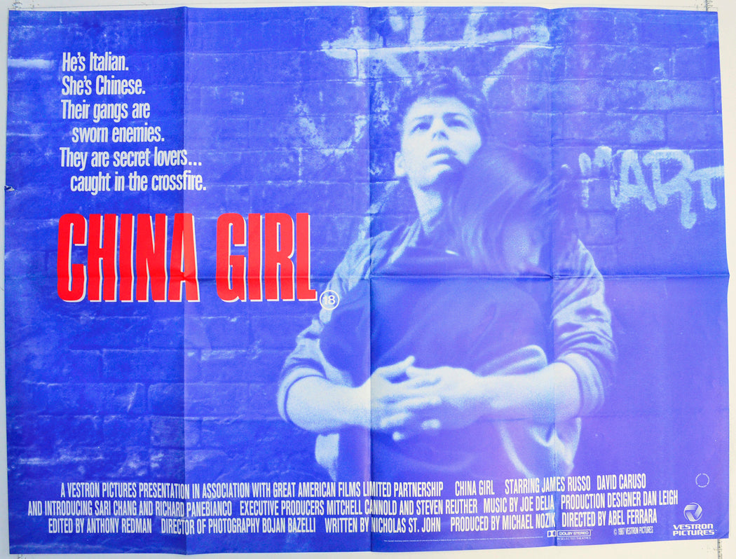 China Girl  Original British Quad Poster - Film Poster - Movie Poster 