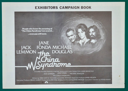 The China Syndrome    Original 4 Page Cinema Exhibitor's Campaign Press Book  + Synopsis / Credits Sheet    