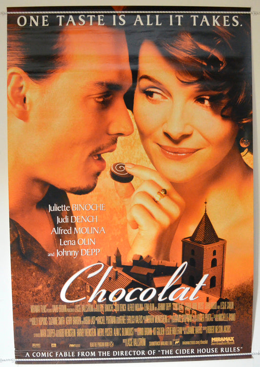 Chocolat  Original One Sheet Poster - Film Poster - Movie Poster