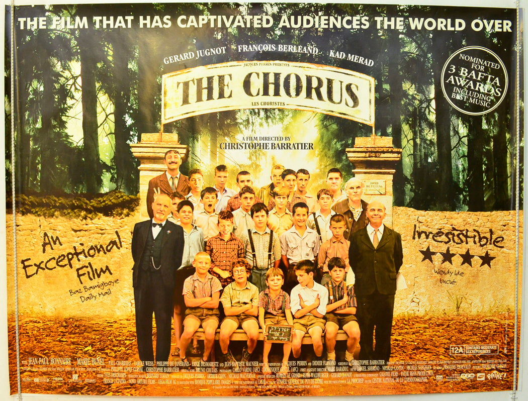 The Chorus   (a.k.a. Les Choristes) Original British Quad Poster - Film Poster - Movie Poster