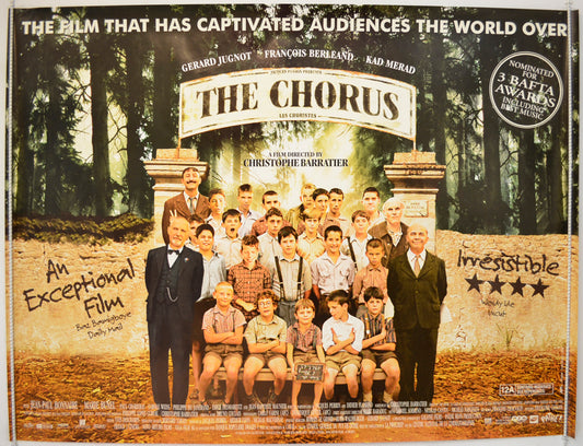 The Chorus  (a.k.a. Les Choristes)  Original Quad Poster - Film Poster - Movie Poster 