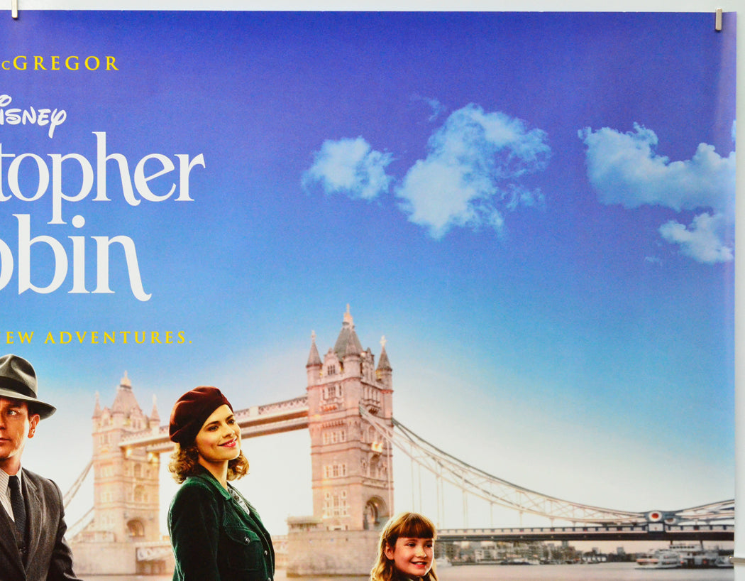 Christopher Robin (Top Right) Cinema Quad Movie Poster 
