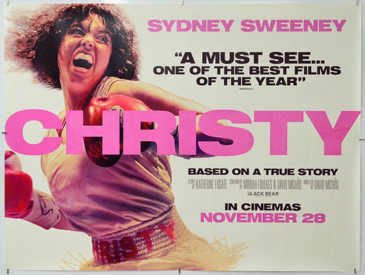 Christy - Original Quad Poster - Film Poster - Movie Poster