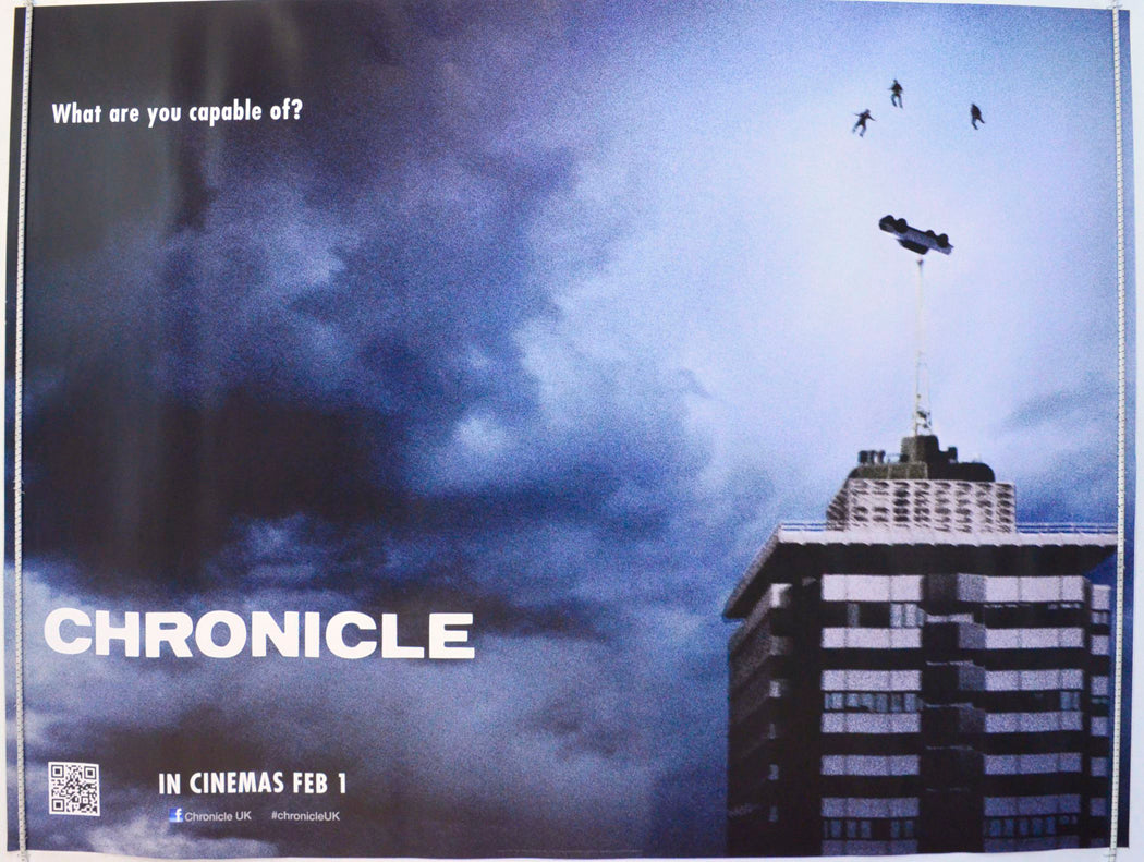 Chronicle  (Teaser / Advance Version)   Original British Quad Poster - Film Poster - Movie Poster 