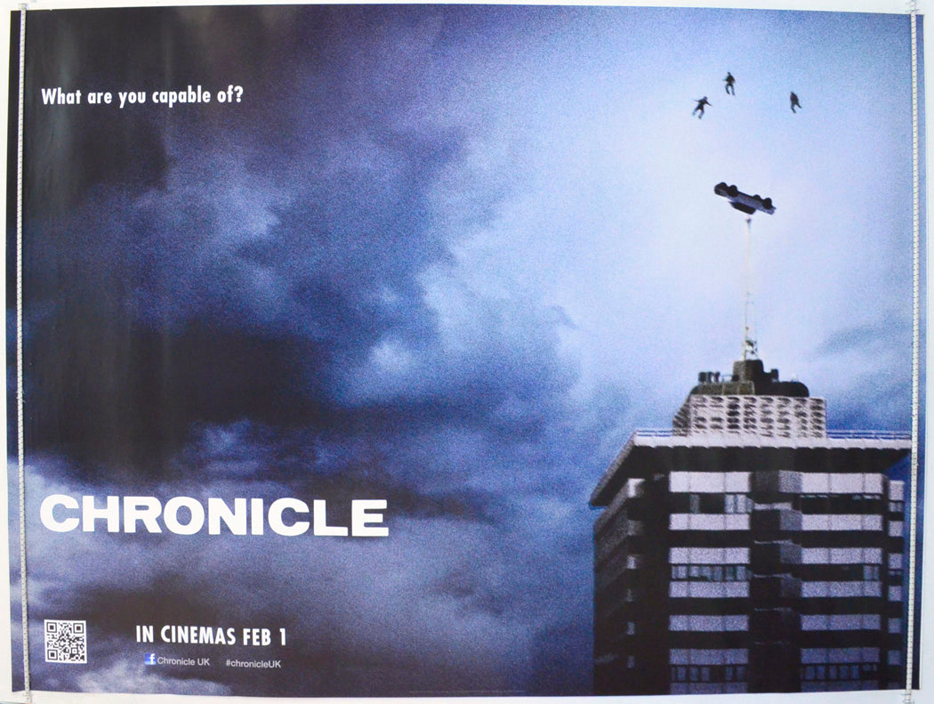 Chronicle  (Teaser / Advance Version)   Original British Quad Poster - Film Poster - Movie Poster 