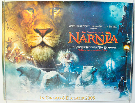 The Chronicles Of Narnia - The Lion, The Witch And The Wardrobe Original British Quad Poster - Film Poster - Movie Poster 