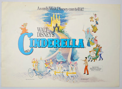 Cinderella Original 12 Page Cinema Exhibitors Campaign Press Book (UK)