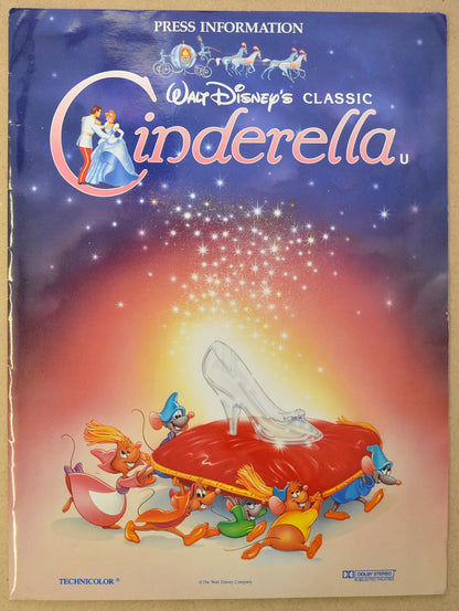 CINDERELLA Original Cinema Press Kit – Folder 