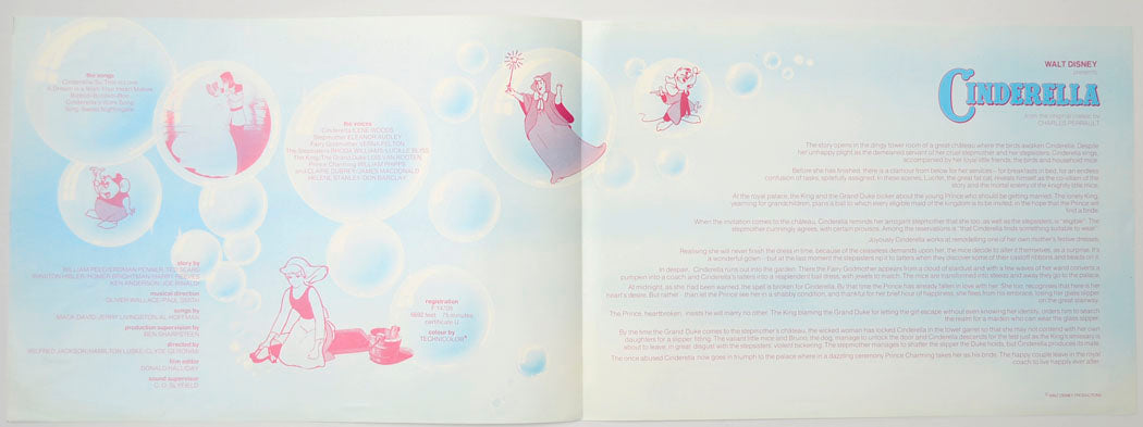 CINDERELLA Cinema Exhibitors Synopsis Credits Booklet - INSIDE 