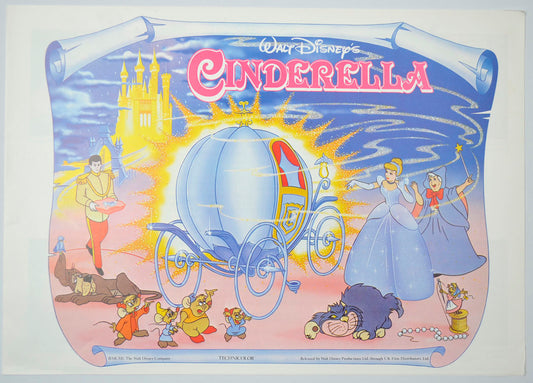 Cinderella Original Cinema Exhibitors Synopsis / Credits Booklet (UK)