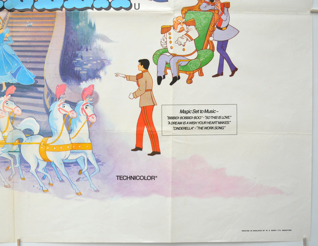 CINDERELLA (Bottom Right) Cinema Quad Movie Poster 