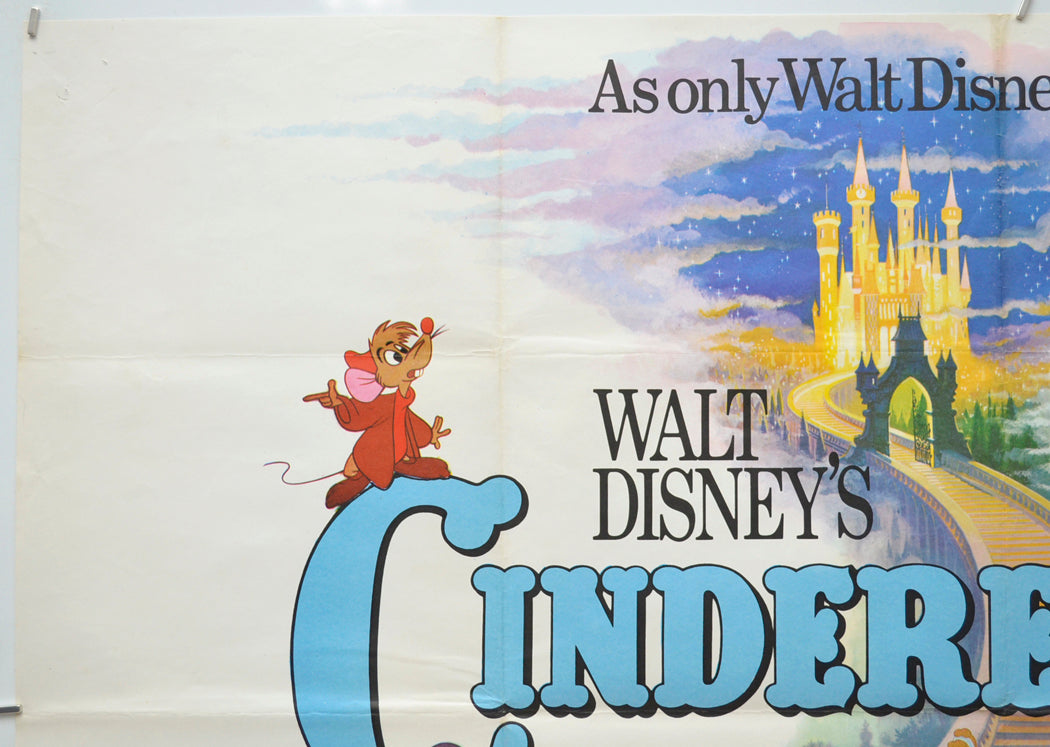 CINDERELLA (Top Left) Cinema Quad Movie Poster 