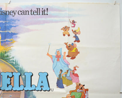 CINDERELLA (Top Right) Cinema Quad Movie Poster 