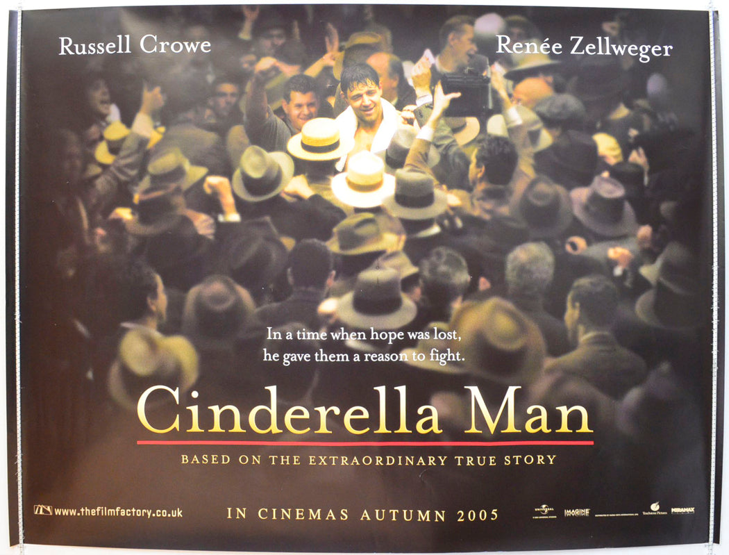 Cinderella Man Original British Quad Poster - Film Poster - Movie Poster 