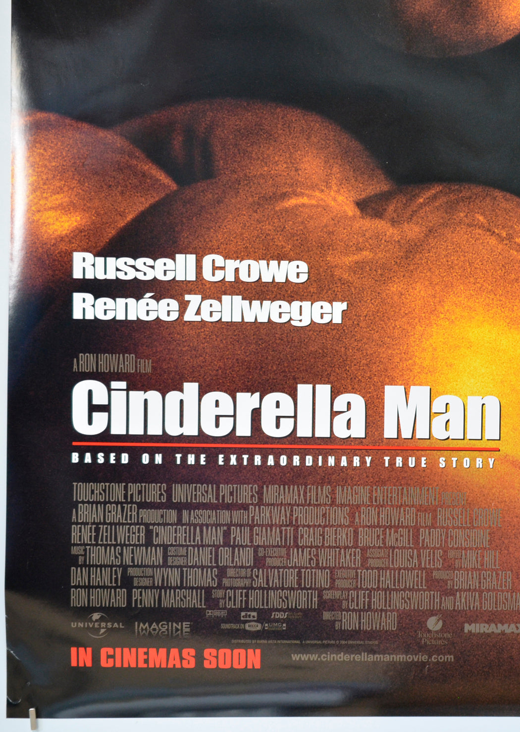 Cinderella Man (Bottom Left) Cinema One Sheet Movie Poster 