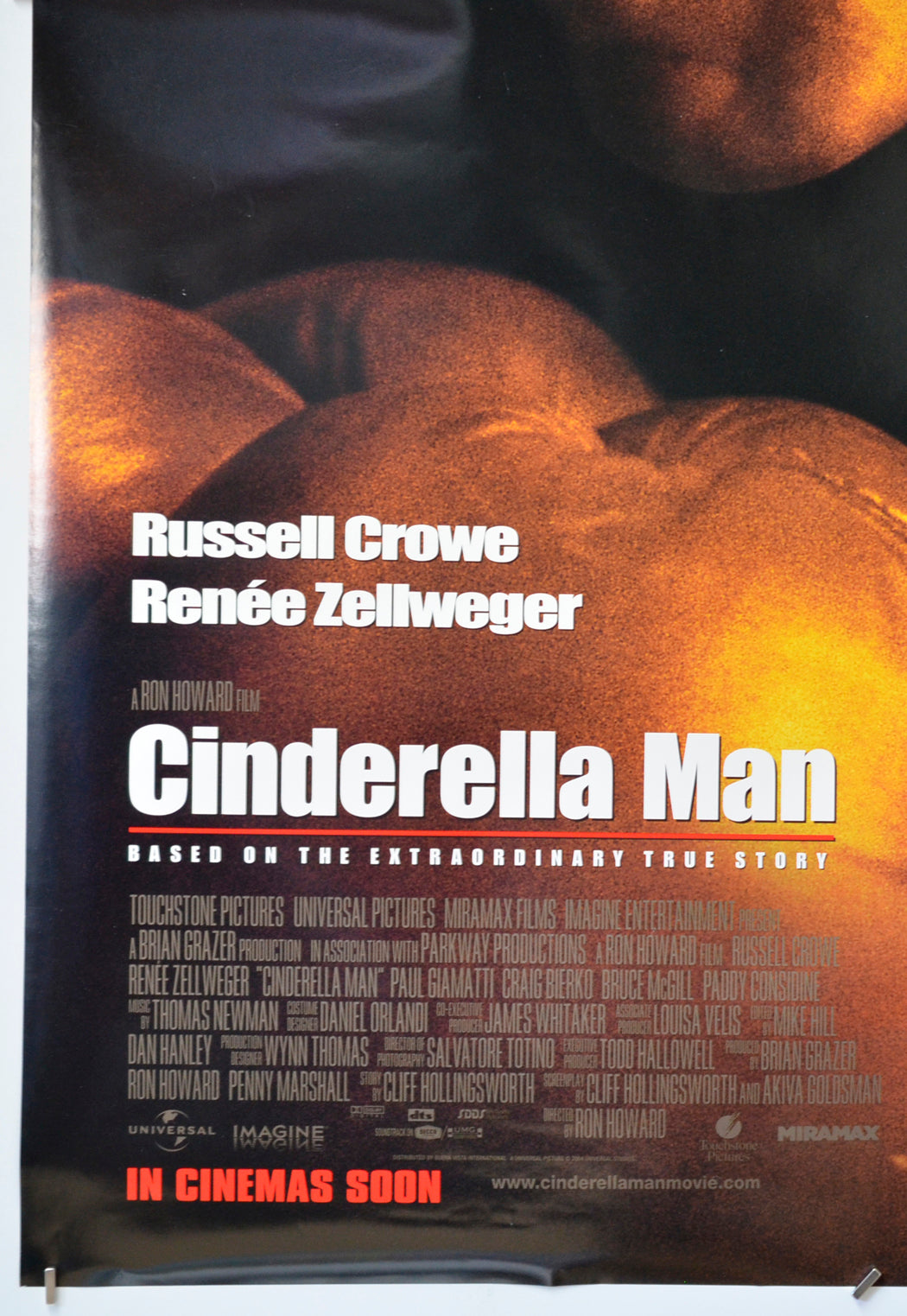 Cinderella Man (Bottom Left) Cinema One Sheet Movie Poster 