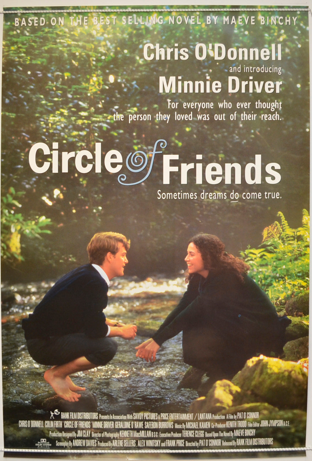 Circle Of Friends  Original One Sheet Poster - Film Poster - Movie Poster 