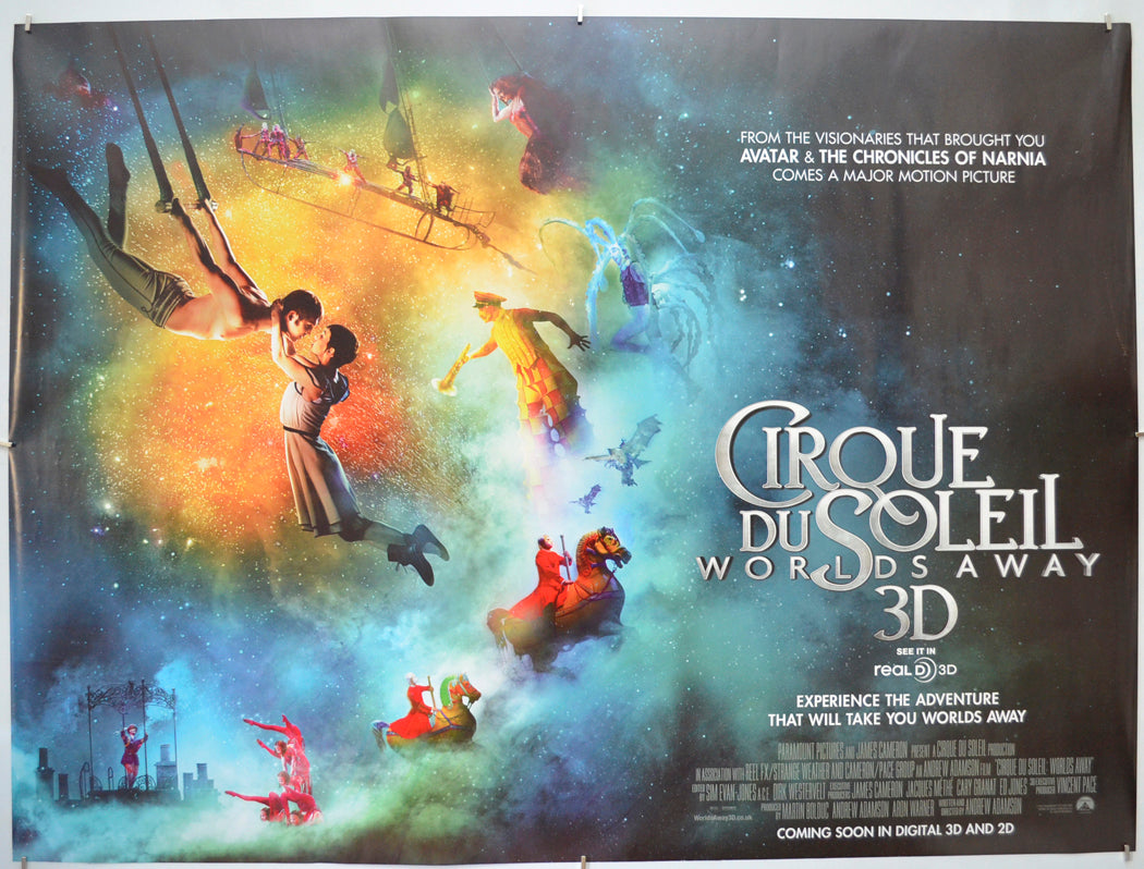 Cirque Du Soleil - Worlds Away Original Quad Poster - Film Poster - Movie Poster  