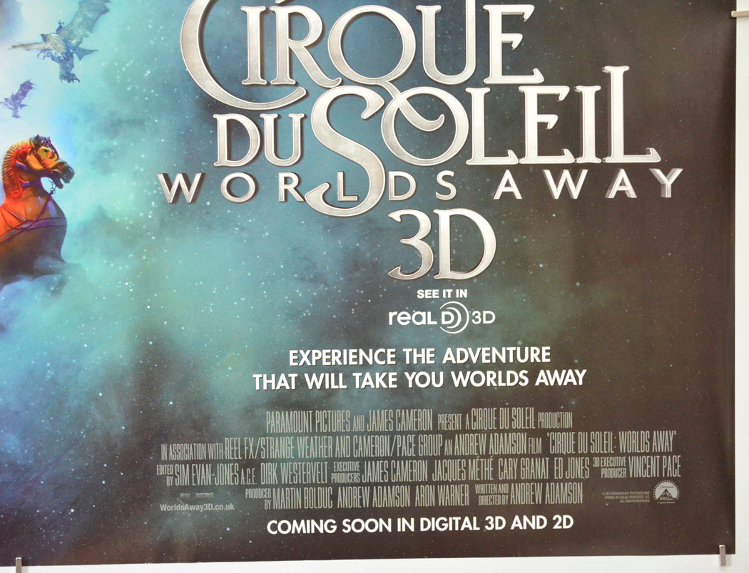 CIRQUE DU SOLEIL - WORLDS AWAY (Bottom Right) Cinema Quad Movie Poster 